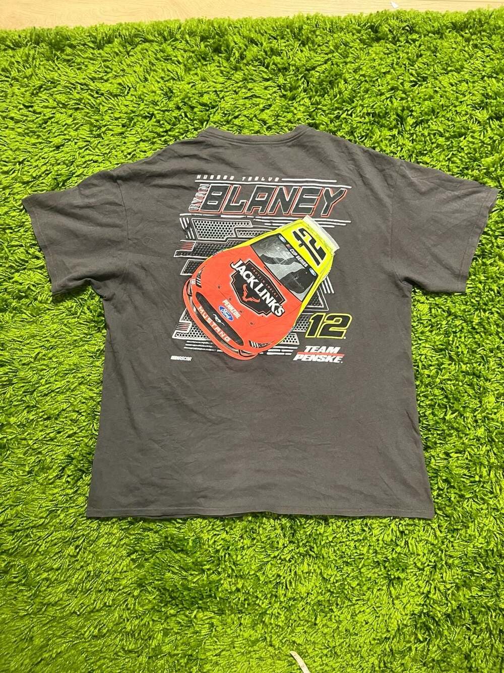 Team Penske Ryan Blaney Jack Link's Ford Mustang NASCAR Cup Series Graphic T-Shi